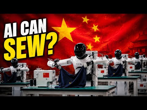 China Is Teaching ROBOTS to SEW Clothes
